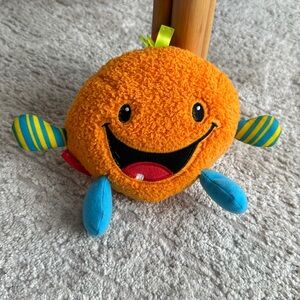 Fisher-Price 2011 Giggle Gang Laughing Orange Plush Toy - Excellent Condition